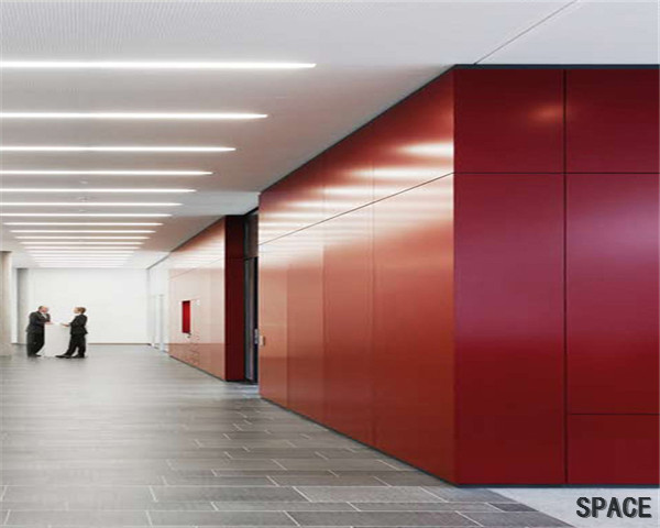 武汉挂板隔断墙，金属挂板隔断